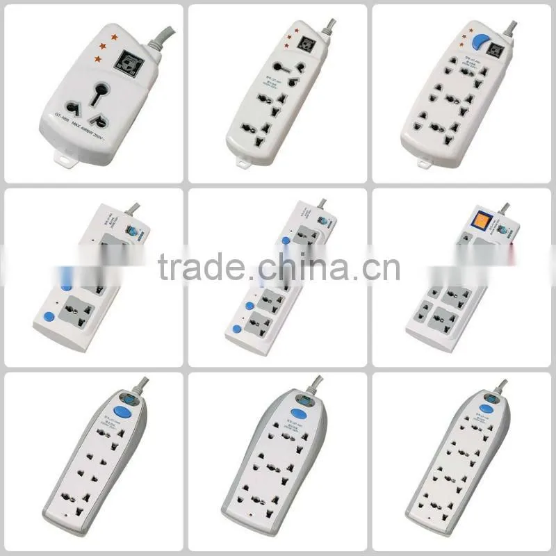 universal extension plug and socket for round/flat pin GT-6138