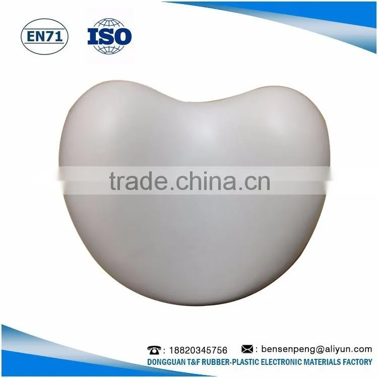 heart shaped bath pillow with suction cup