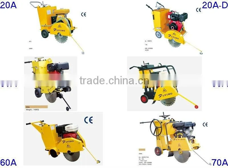 gasolin engine13HP, reinforced hydraulic asphalt road cutter machine