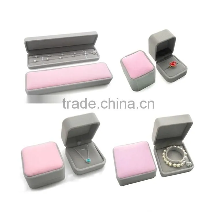 Good Quality velvet comstic packaging box ,gold gift supplier ,jewelry packaging case