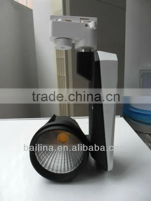 Newest design showcase dimmable LED track light 10W 15W 20W 30W