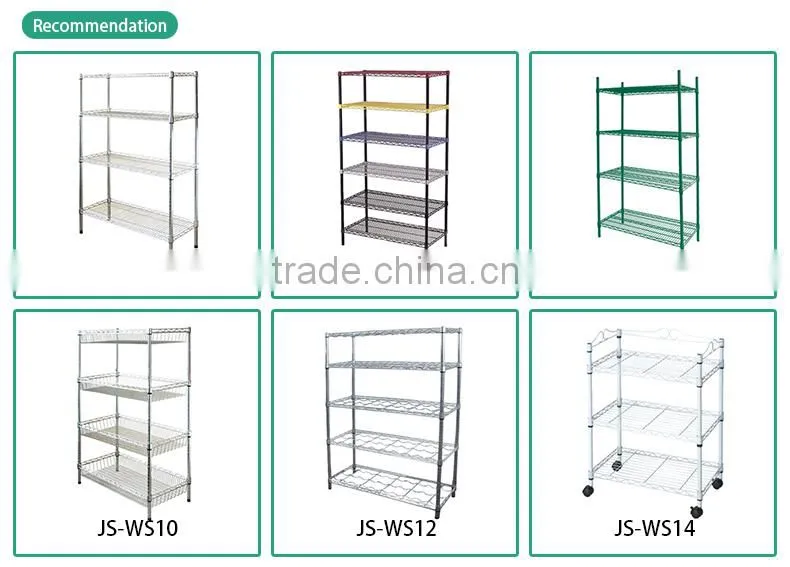 Reasonable Price Heavy Duty Chrome Wire Shelf Wire Shelving