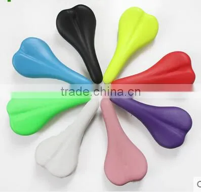 colorful pvc leather bicycle saddle for fixed gear bicycle