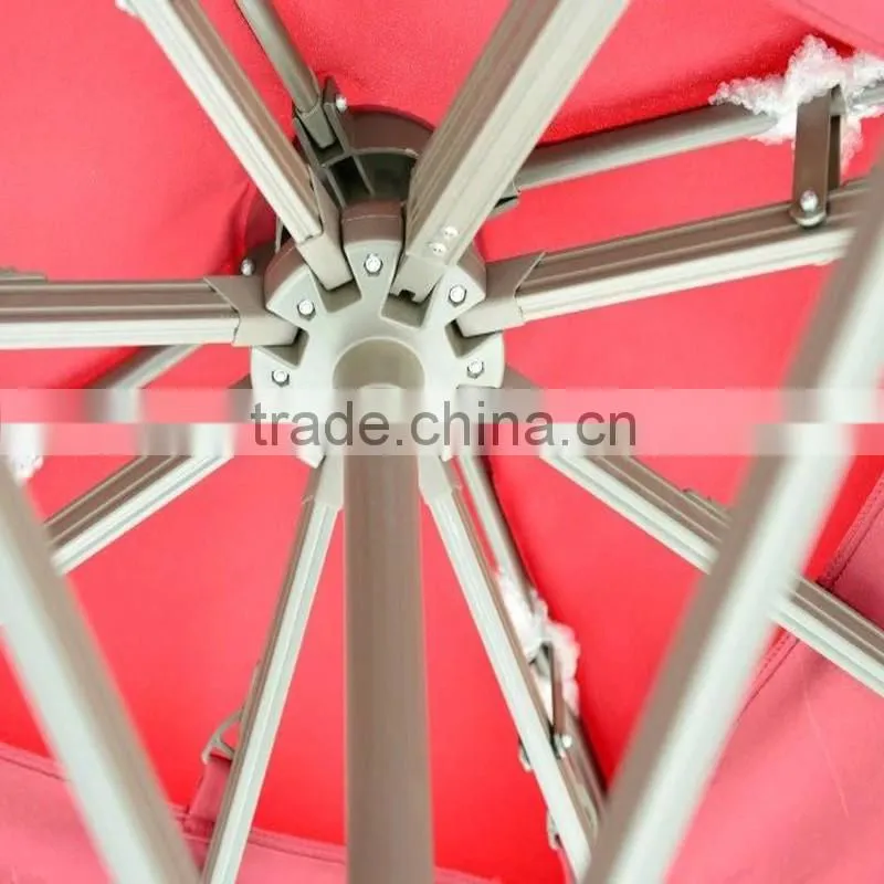 Outdoor Umbrella Wind Resist Standard Size Custom Printing Hexagonal Umbrella Patio Outdoor Umbrella