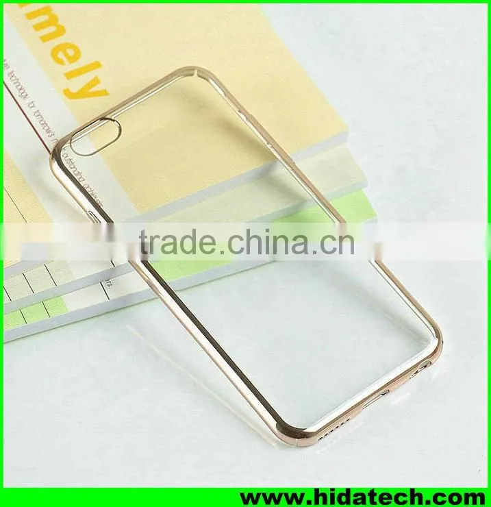 Bling colorful electroplating mobile phone cases for iphone 6 plus chrome case