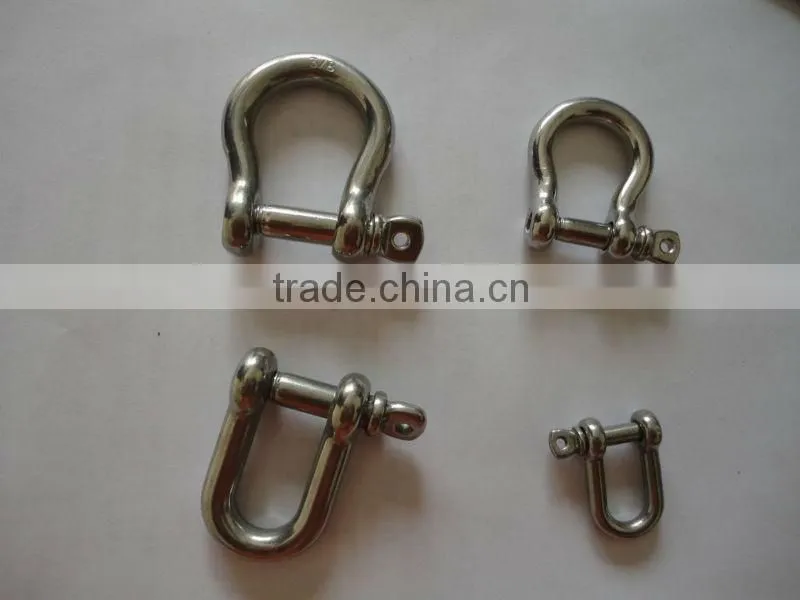 SUS 304/316/316L stainless steel anchor shackle