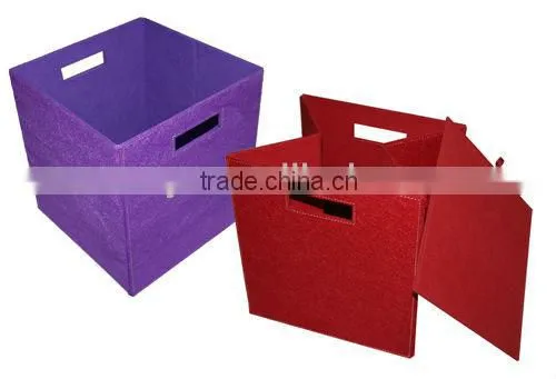 Custom oem non woven fabric household storage box