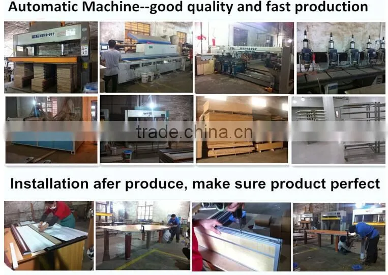 2016 New Design wood cutting office table modern wood reception table