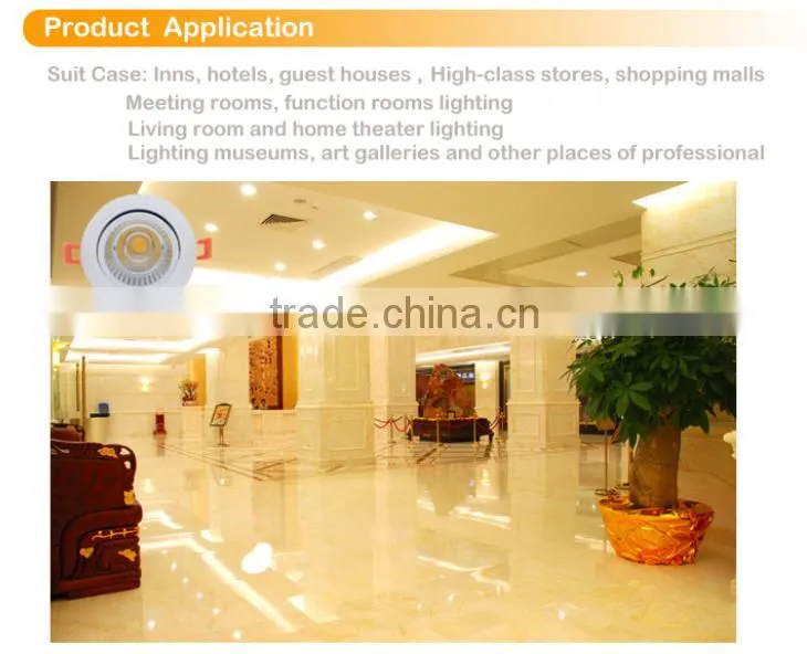 15W IP20 5 Years Warranty Citizen COB Good Price Lux Dimmable Downlight