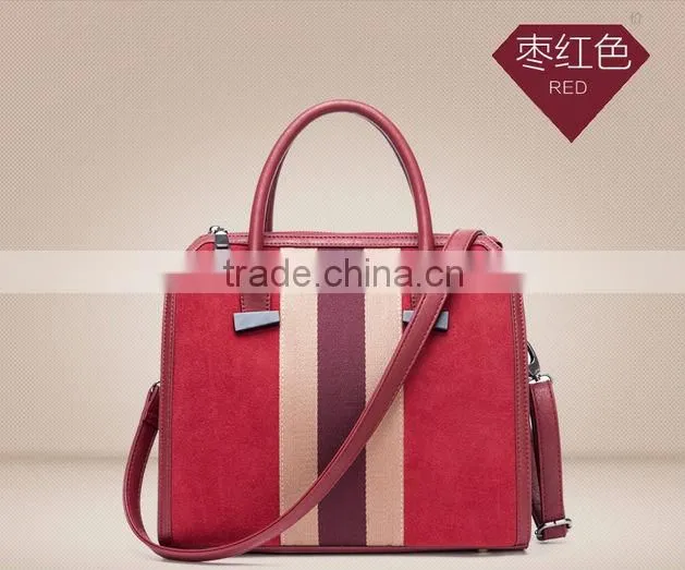 Cheap dual-use ladies leather messenger guangzhou handbag