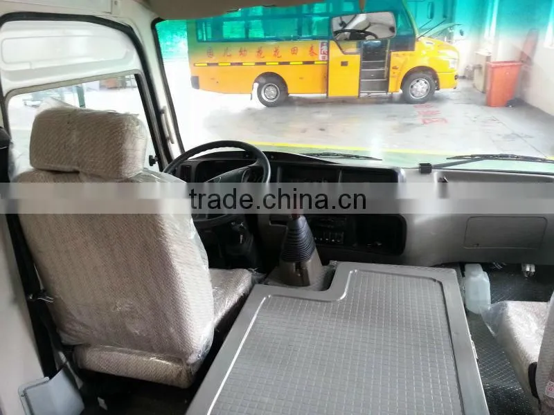 6m 20 seater coaster mini bus with Cummins engine for hot sale