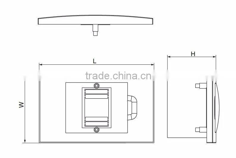 15 way new merlin flush mount lighting panel box