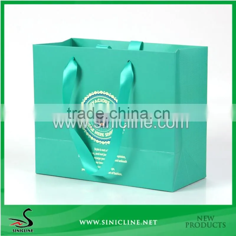 Sinicline Design Printed Paper Kids Bag With Window