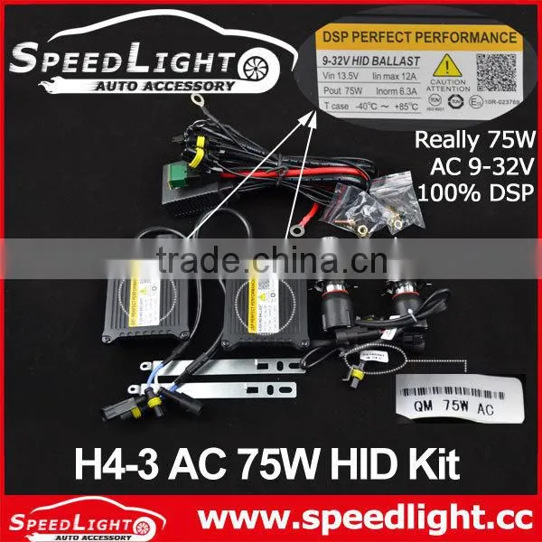 Top Selling and High Quality AC 35W 55W 75W H7 HID Kit Xenon 3000K