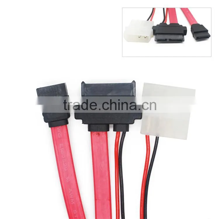 Sata power cable 7+6 pin to 7 pin to 2 pin