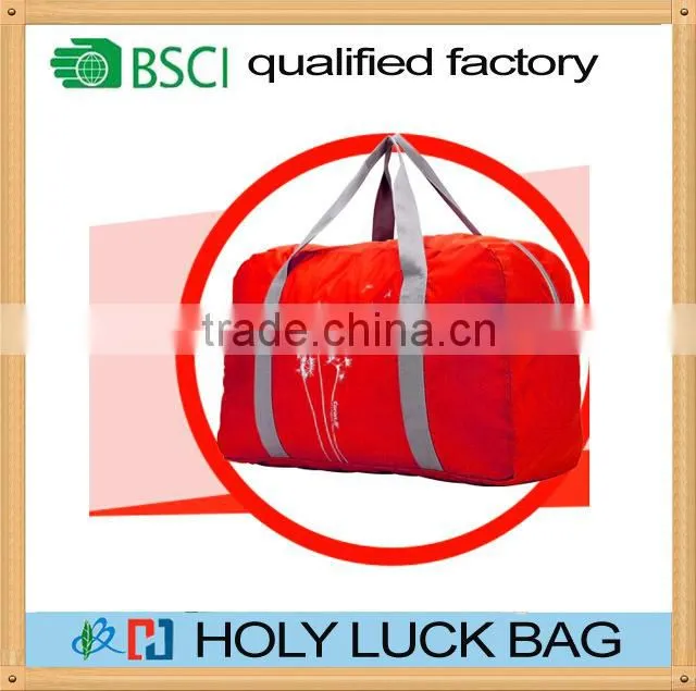 Easy carry cheap foldable travel tote luggage duffle bag