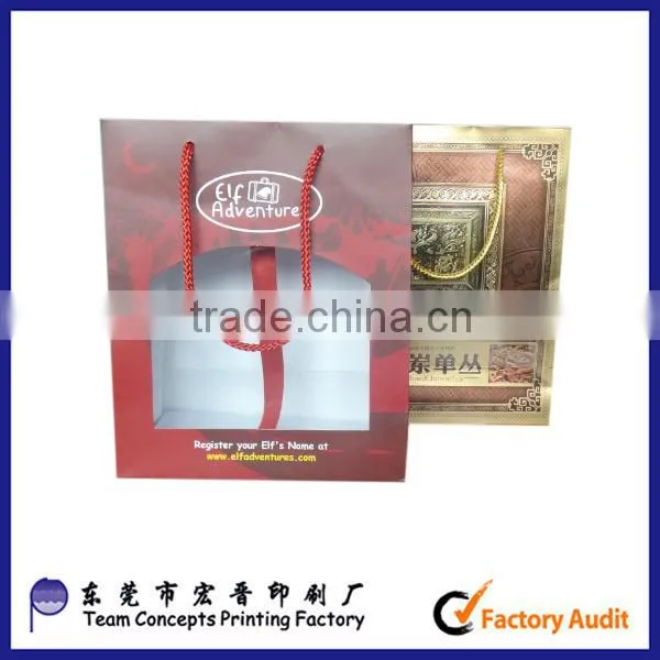 Custom luxury paper wine packaging gift box