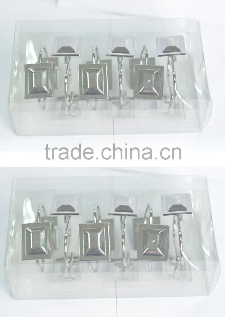 unique shower curtain hooks/Morden designed Polyresin Decorative Shower Curtain Hooks/Shower cutain hook