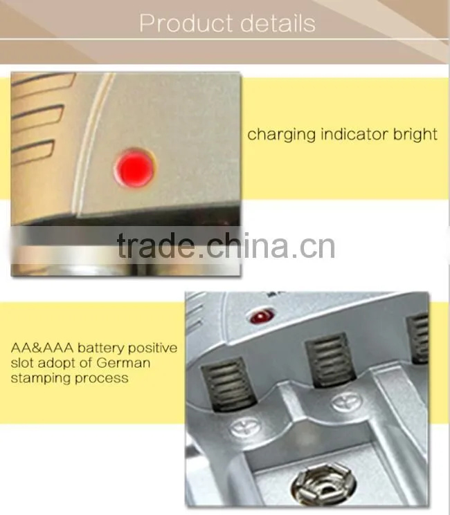 2016 Factory Sale MP-709 AAA/AA ,9V Ni-CD/Ni-MH Battery Charger High Quality Smart Charger