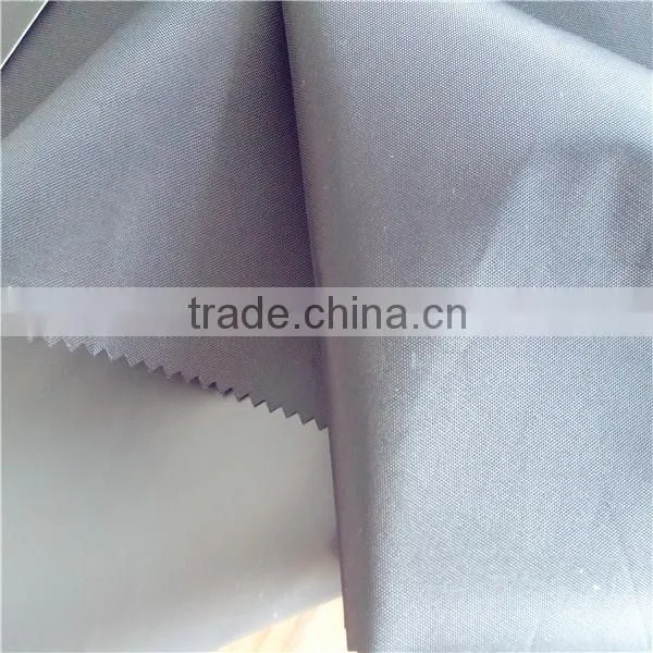100%polyester pu coated/PVC/waterproof lambskin polyester oxford fabric from jiangsu