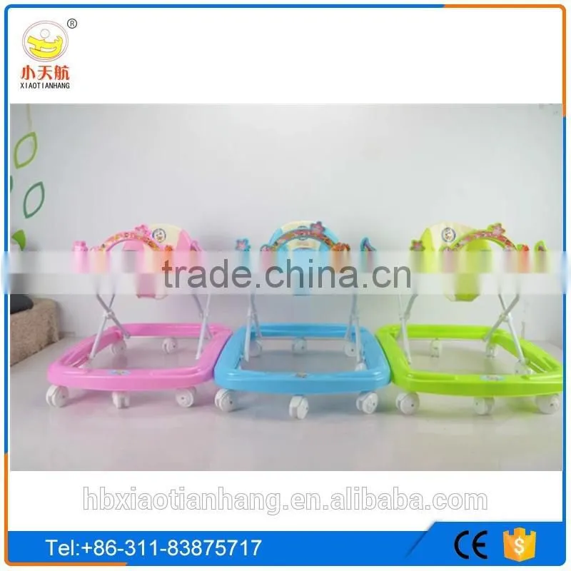 inflatable round baby trolley walker for infant