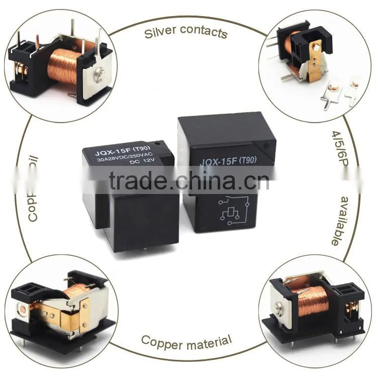 Good quality HAT901 PCB relay T90 12V 5PIN