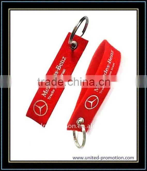 custom felt fabric keychain