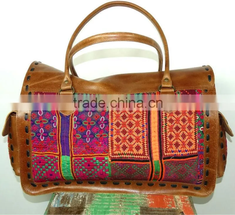 leather hand bag leather tote bag