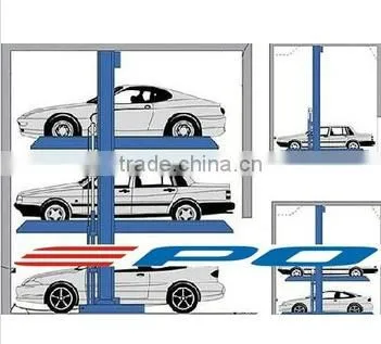 tilt type underground garage cars parking lift