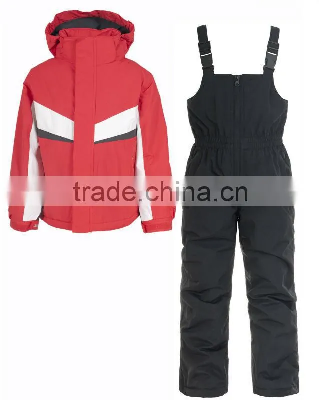 Colorful children ski suit kids ski wear