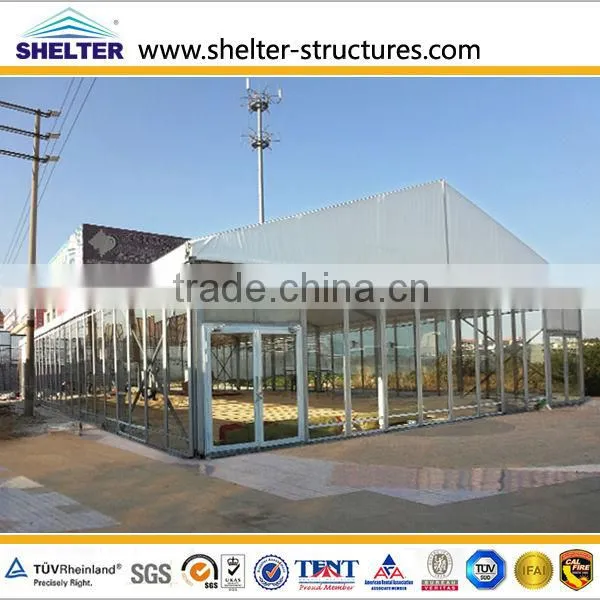 Zhuhai glass outdoor tent for sale 15*45m
