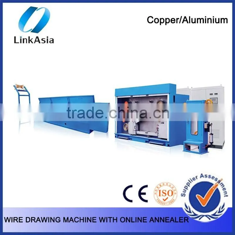 High speed chain type intermediate wire drawing machine