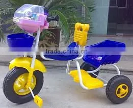 twins trike ,kids mini bike with two seats, kids trikes twins plastic toy tricycle,HOT!