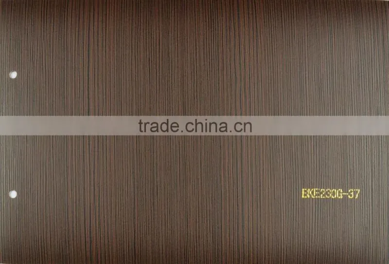 OEM/ODM Customized wood grain lamination pvc vinyl film