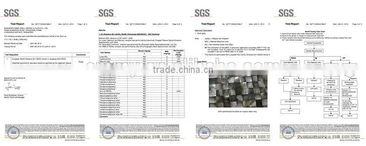 Chinese mother of pearl shell mosaic tile for background wall panel