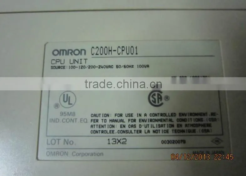 Omron PLC C200H-CPU01 CPU02 CPU21 Programmable controller