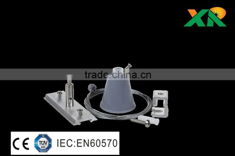 single phase 2 wires track suspension gears light fixture parts