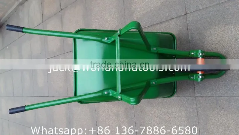 Garden construction wheel barrow WB2203 with metal tray