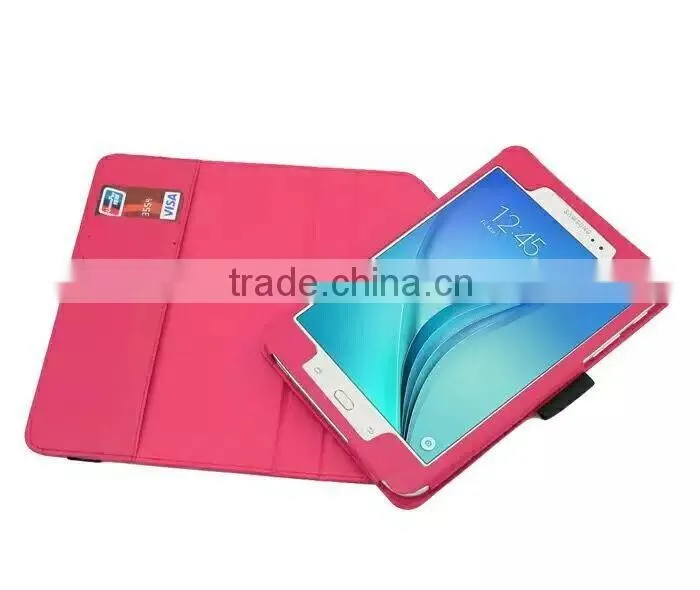 New product in China For Samsung galaxy Tab A 8.0 rotation pattern design leather case with stand