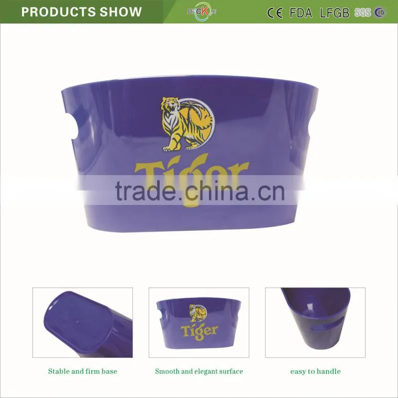 2015 promotional and wholesale giant beer glass ice bucket and buckets