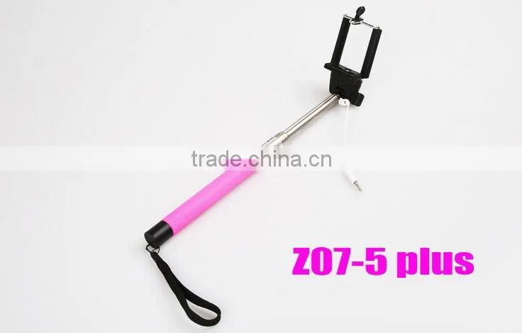 Fashionable Z07-5 Plus Selfie Monopod Stick For Samsung With CableFor All Mobile Phone