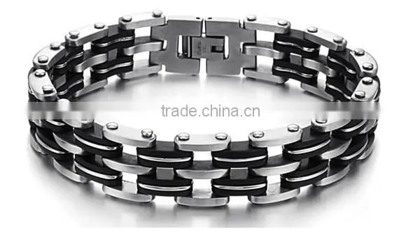 Fashion power energy balance titanium magnetic bracelet for man