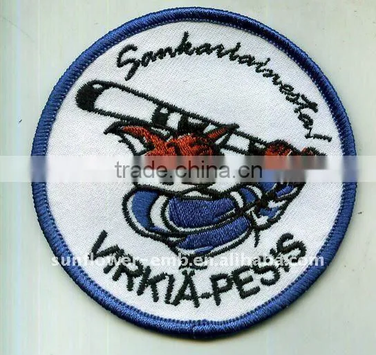 Embroidery sport patch