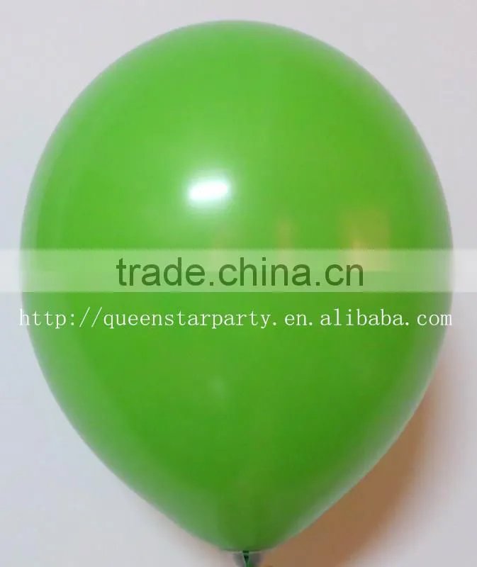 Standard color cheap helium balloon lime Green