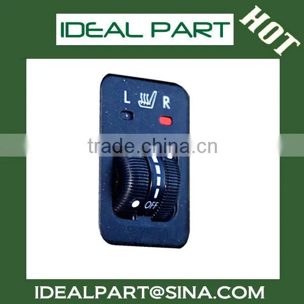 The car seat heater press button