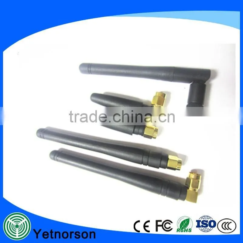hot sale 2.4g indoor wifi rubber duck with SMA connector