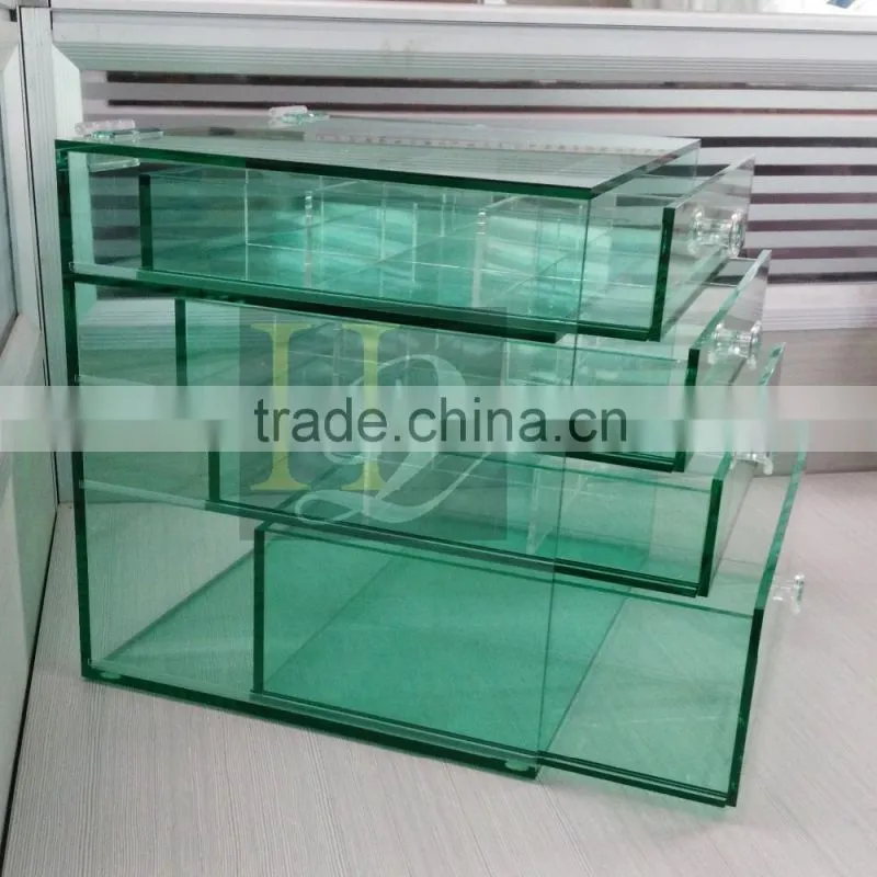 2016 New style desktop acrylic makeup organizer with 4 drawers