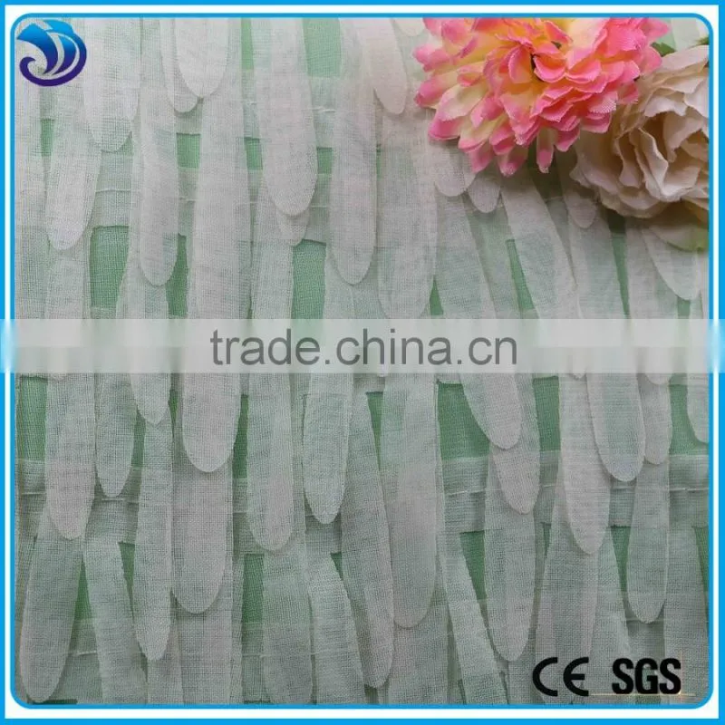 polyester fabric price per meter embroidery on chiffion fabric for skirts