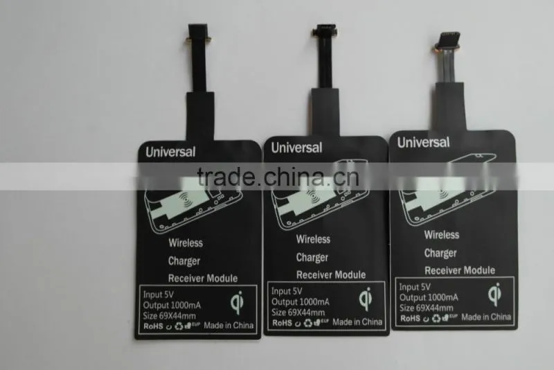 CE,RoHS,FCC Approved qi wireless charger receiver,OEM/ODM quick deliver power paster