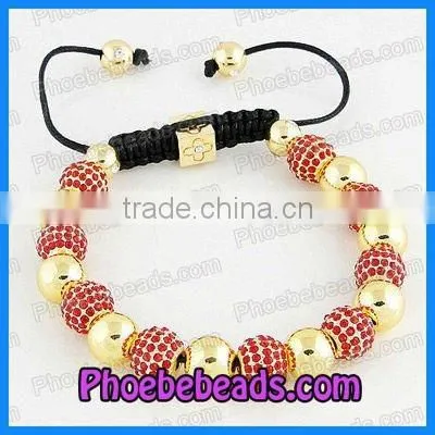 Wholesale Black Pave Bead Crystal Bar For Bracelet CTB-009
